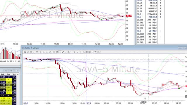 Day Trade Recap - 8.25.21 $SAVA