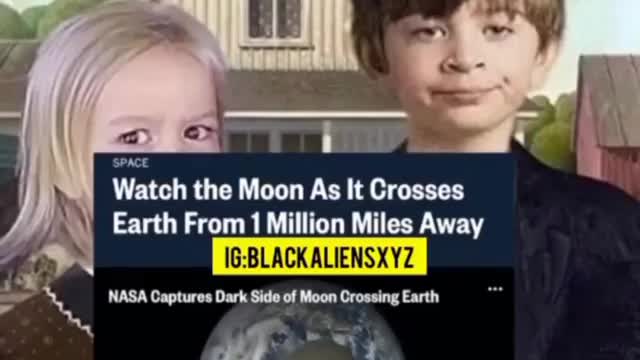 WATCH THE MOON AS IT CROSSES EARTH FROM 1M MILES AWAY