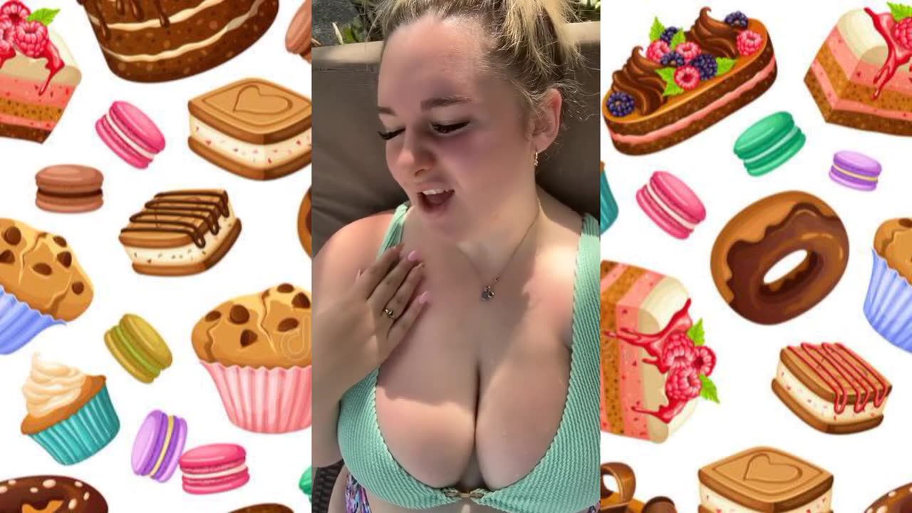 Big bank challenge 🍑 🍬🍰