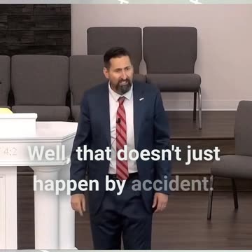 It doesn't happen by accident