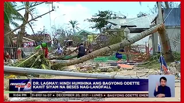 PAGASA, iginiit na hindi nagkulang sa pag abiso kaugnay ng bagyong Odette