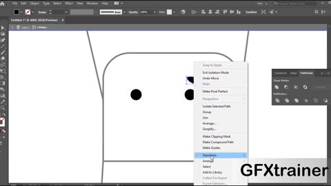 Flat Character Design in Adobe illustrator #gfxtrainer #illustrator #vectordesign #shortvideo