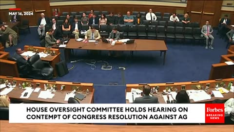 BREAKING NEWS: Contempt Of Congress Resolution Against AG Garland Passes House Oversight Committee