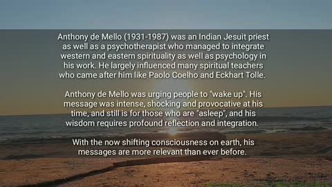 AWARENESS by de Mello, Part 6. Series by Nadine El Dib #awareness #anthonydemello #wakeup