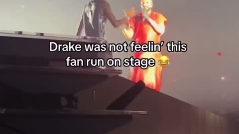 Drake kicked fan off stage
