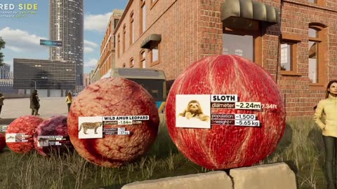 ANIMALS into a MEATBALL | Volume Comparison 3D