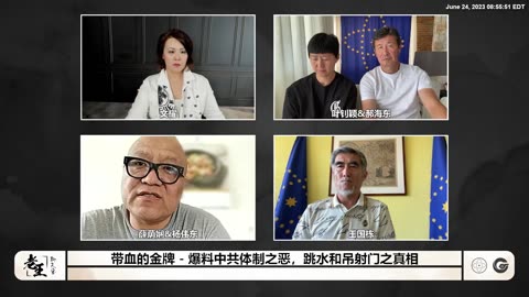 2023.06.24 带血的金牌（十）爆料中共体制之恶 跳水和吊射门之真相 005512 杨伟东：中共有组织犯罪，做一个假的职称系列（ #临时工），做桌子底下的事情。