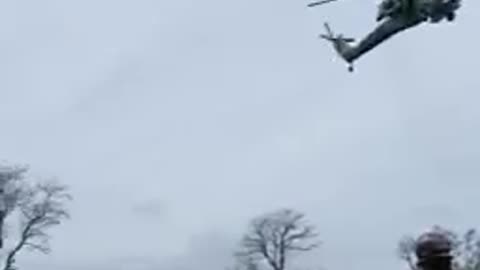 Russian Helicopters drifting above Ukraines land.