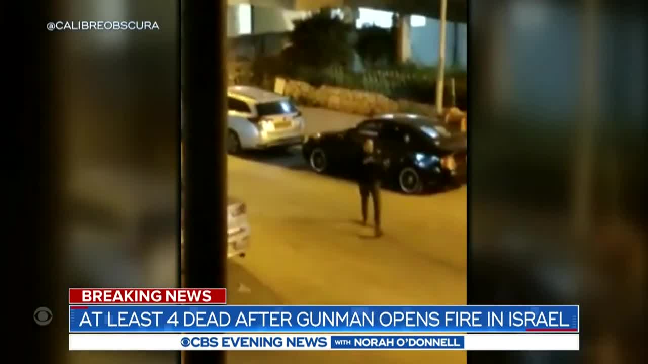 Gunman kills at least 4 in Israel shooting spree