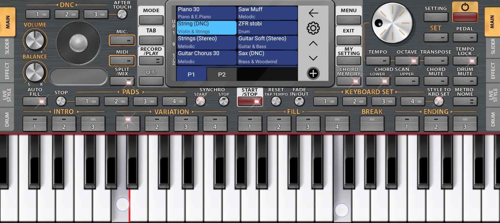 auto dance piano skills