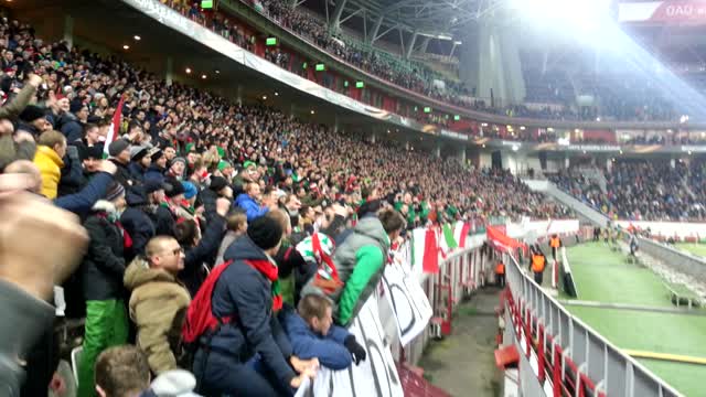 Russian Football Supporter Avoids Security