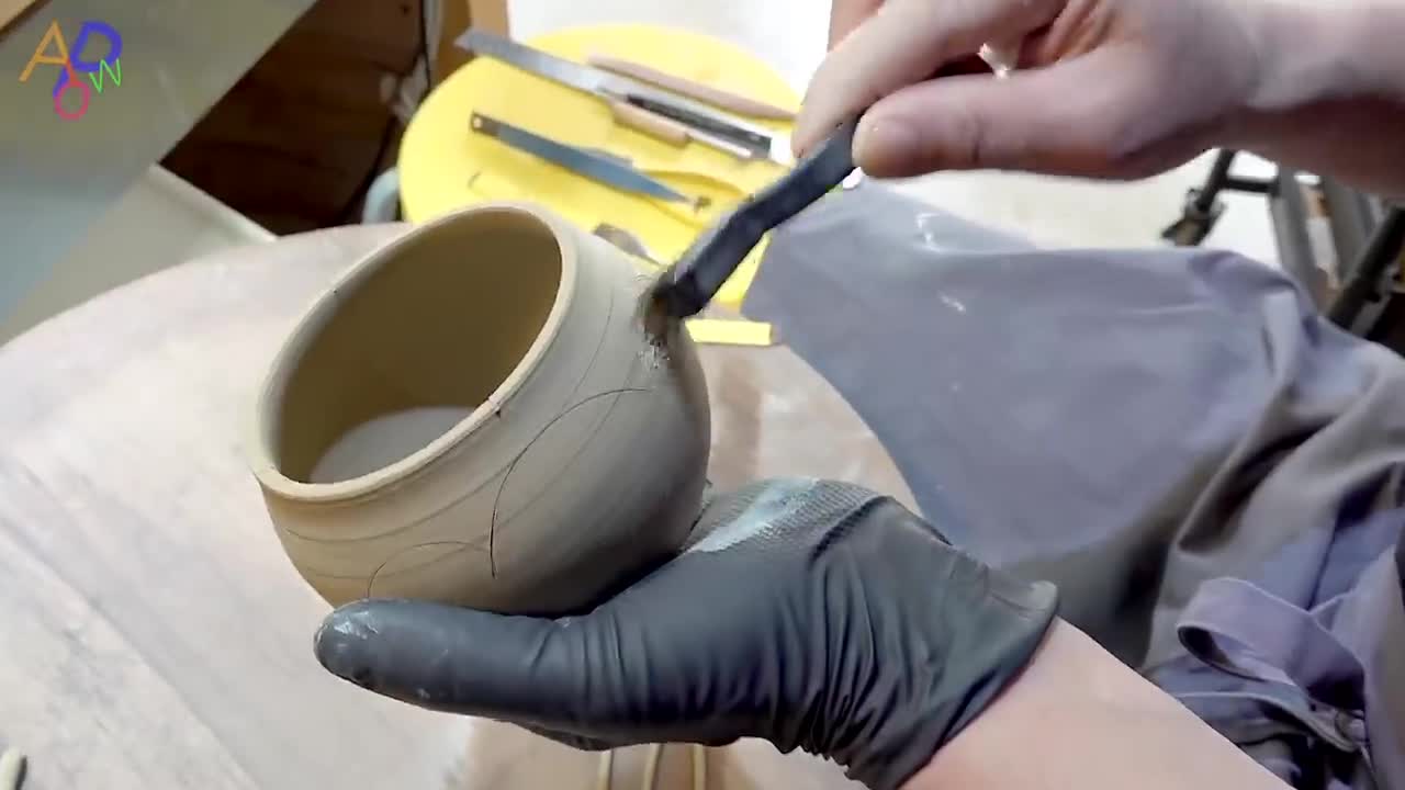Luxury Teapot Making Process. Korean Pottery Master Craftsman