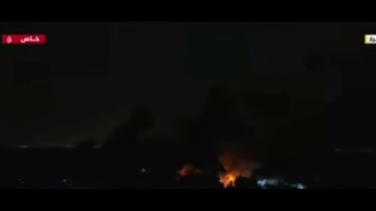 Breaking: live broadcast on Al-Jazeera documented the failed rocket launch from Gaza to Israel
