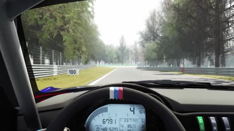 4/5 - POV | BMW Z4 GT3 Realistic Sounding at Monza Circuit | Assetto Corsa