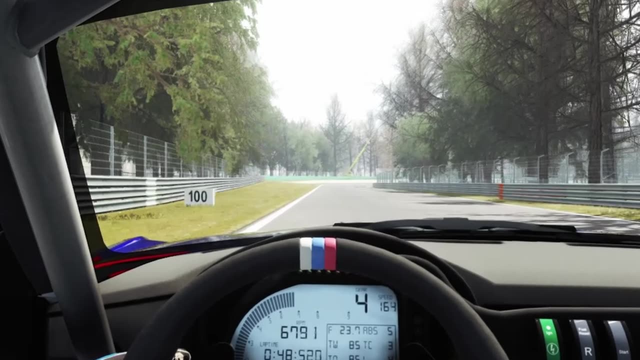 4/5 - POV | BMW Z4 GT3 Realistic Sounding at Monza Circuit | Assetto Corsa