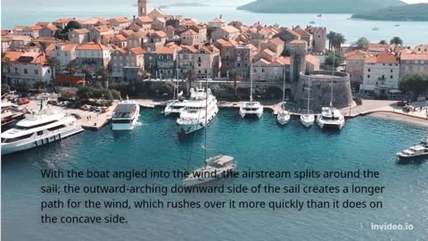 How does a sailboat sail