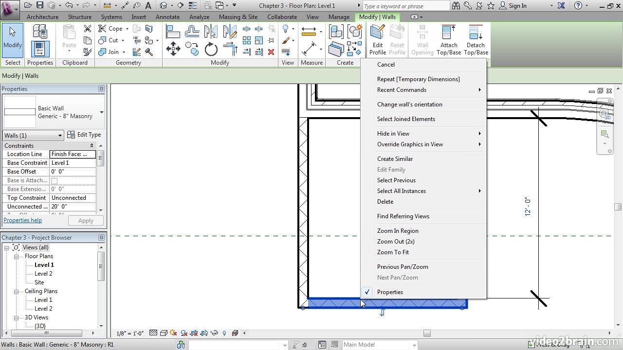 Creating a Revit Model - Part 03