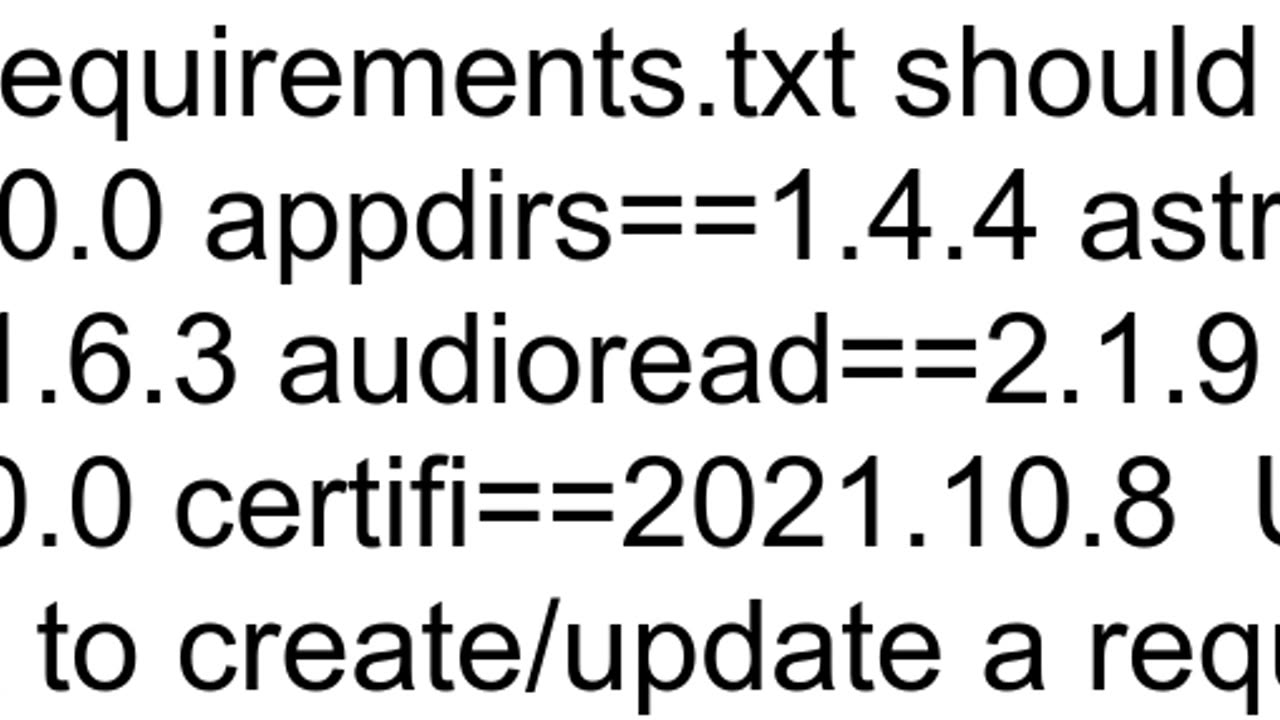 fail to install requirements using quotpip install r requirementstxtquot