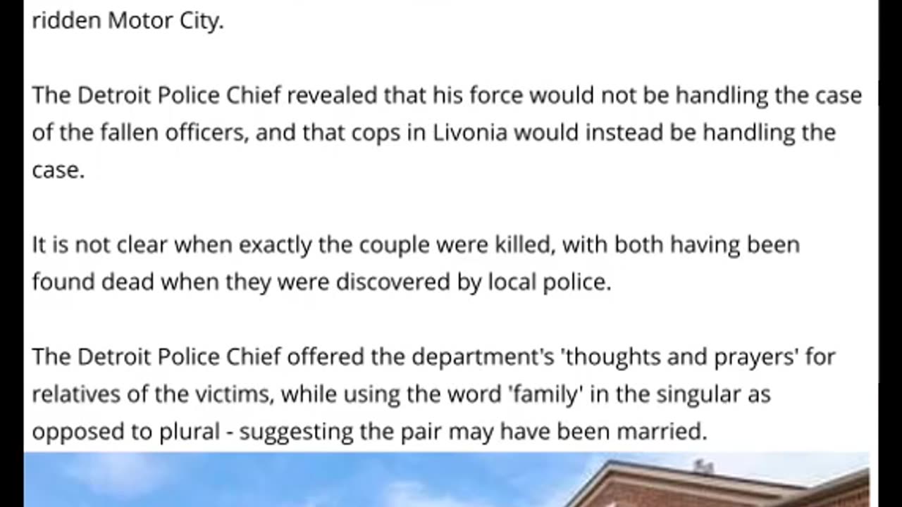 MURDER-SUICIDE: 2 Detroit Police Officers In A Relationship Found Dead In Suspected Murder-suicide