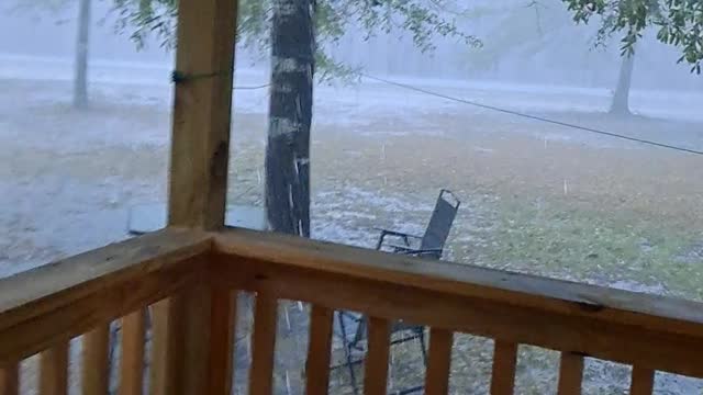 Lightning Strikes the Front Porch