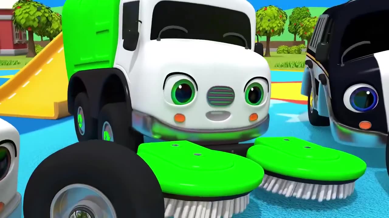 Five Little Cars Go Down The Slide Song + More Videos Nursery Rhymes & Kids Songs ToyMonster