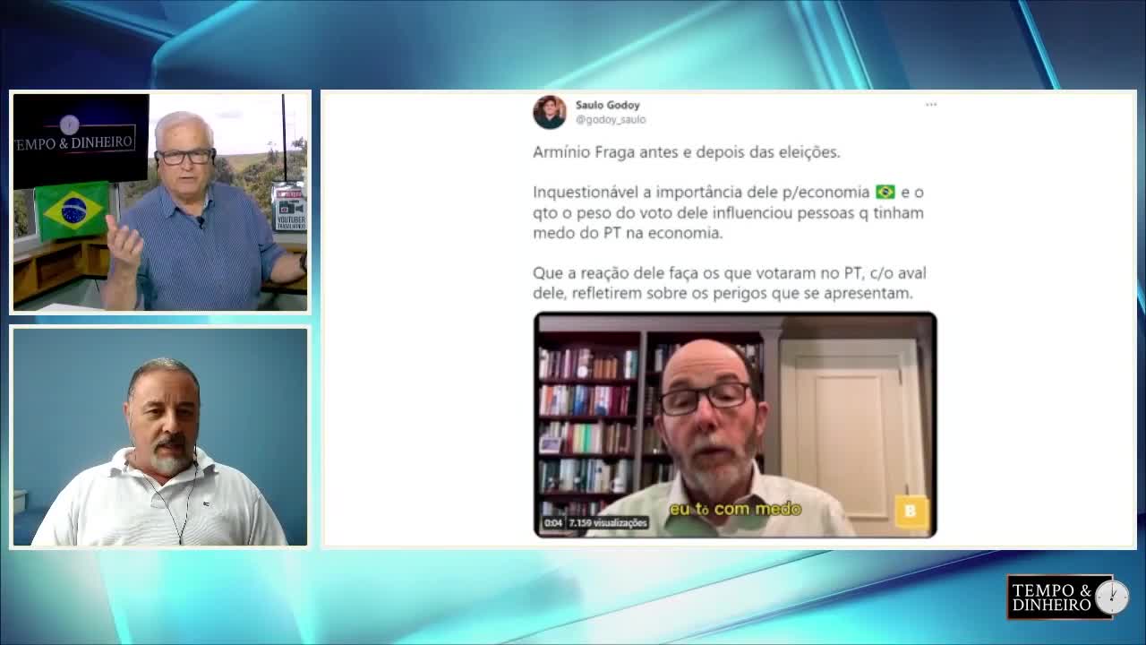 Armínio Fraga votou no Lula e diz que agora " está com medo". Acredite se quiser...