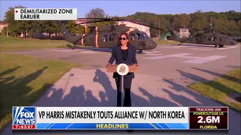 "United States shares an important alliance with the Republic of North Korea': US VP Kamala Harris