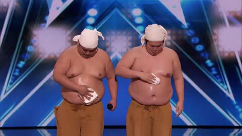 Yumbo Dump: Comedic Duo Makes Unbelievable Sounds With Their Bodies - America's Got Talent 2018