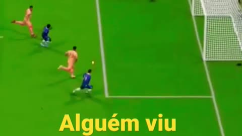 O goleiro sumiu