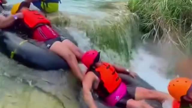 Water rafting in Trapote, Mexico