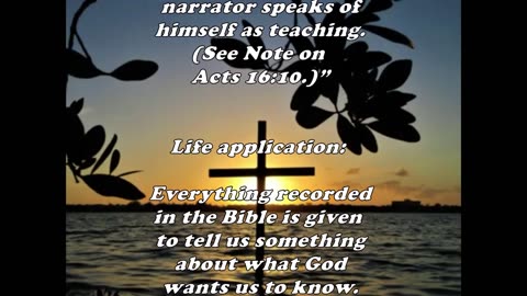 The Book of Acts 16:13 - Daily Bible Verse Commentary