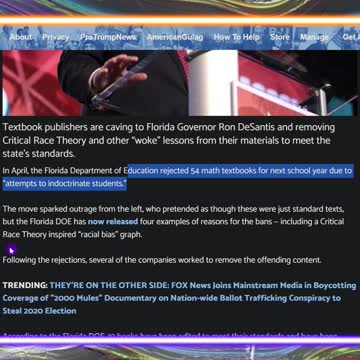 School Book Publishers Keel To DeSantis