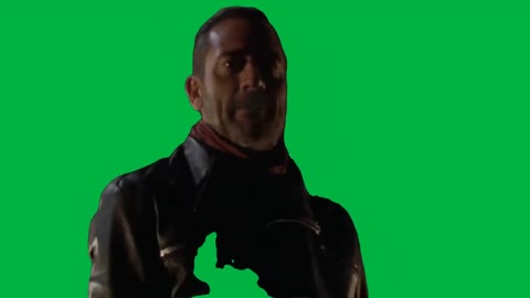 Negan Kills The Camera Man - GREEN SCREEN