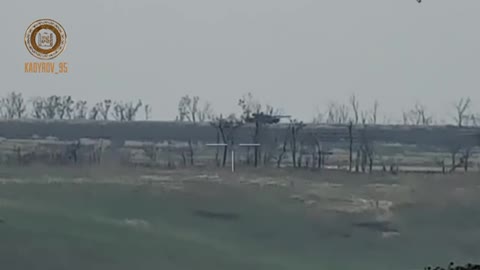 The destruction of a V.S.U. tank by an APC in the vicinity of Soledar.