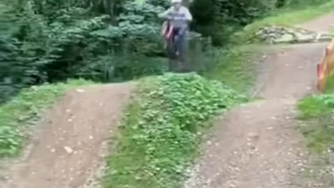 Mountain biking trails with the loved one