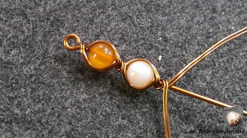 copper wire bracelet - How to make wire jewelry 212