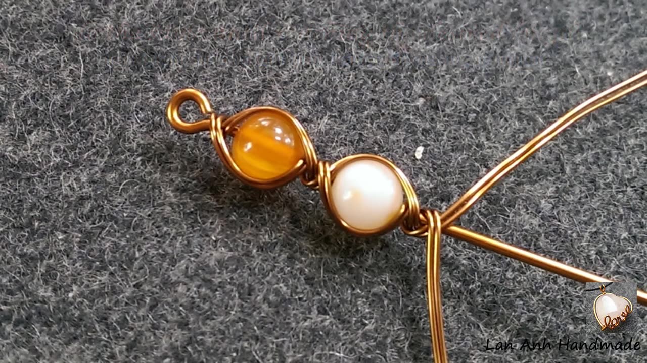 copper wire bracelet - How to make wire jewelry 212