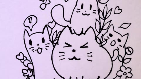 How to Draw Cats Easy