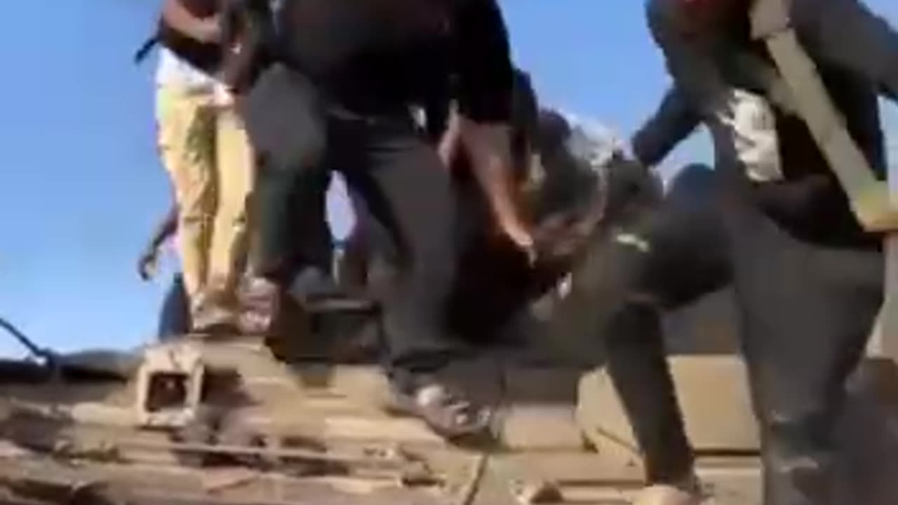 Palestinians knocked out an Israeli Merkava tank