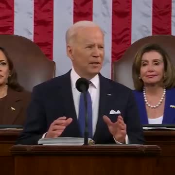 Biden SOTU:"I MEAN IT!"