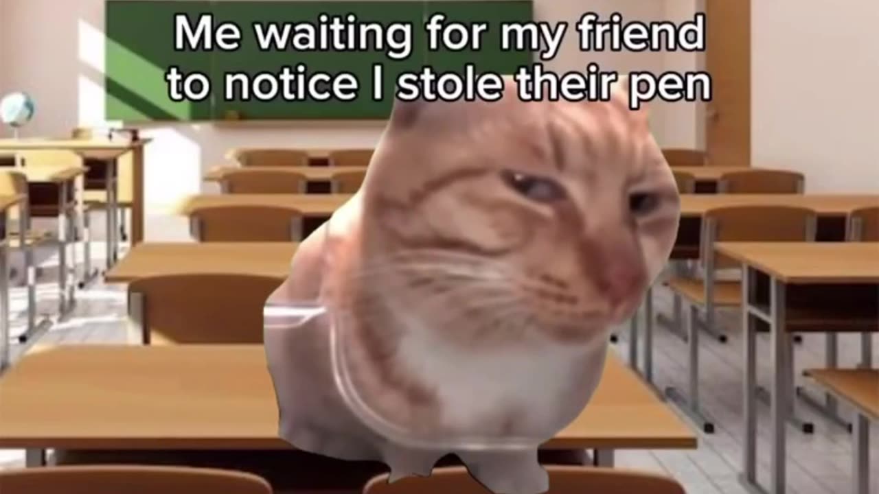 POV: Waiting for my friend to notice I stole their pen 🖊️