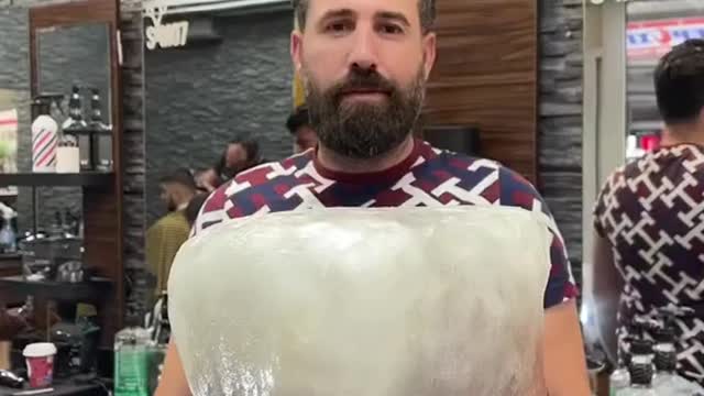 Brother is frozen in ice