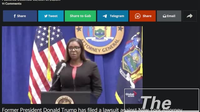 DT Files Lawsuit Against New York AG Leticia James