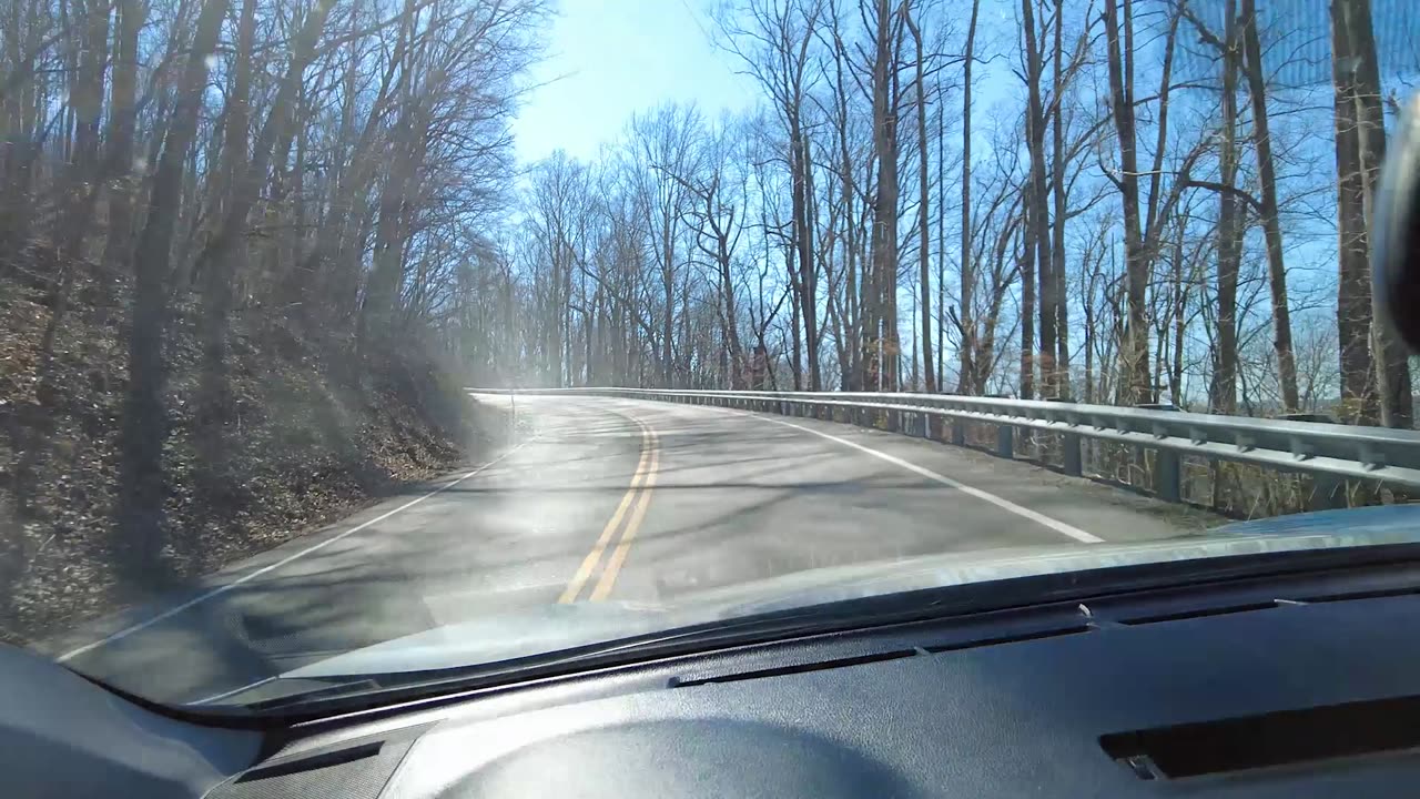 Driving Up The Back Of Signal Mountain