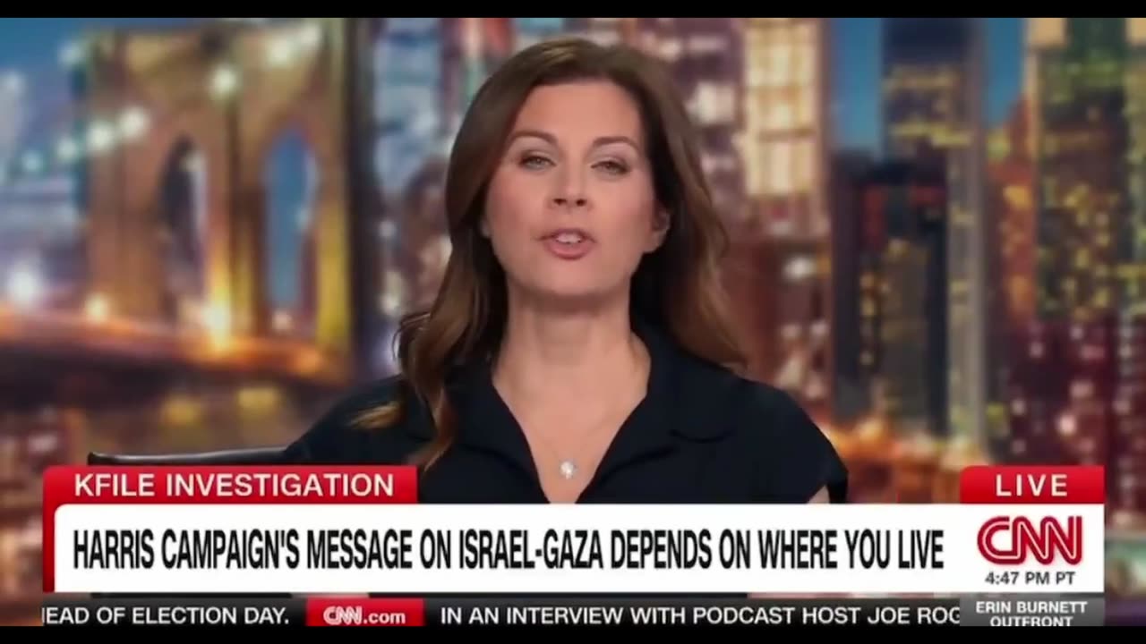 Kamala tells the Jews what they want to hear and likewise for the Arabs