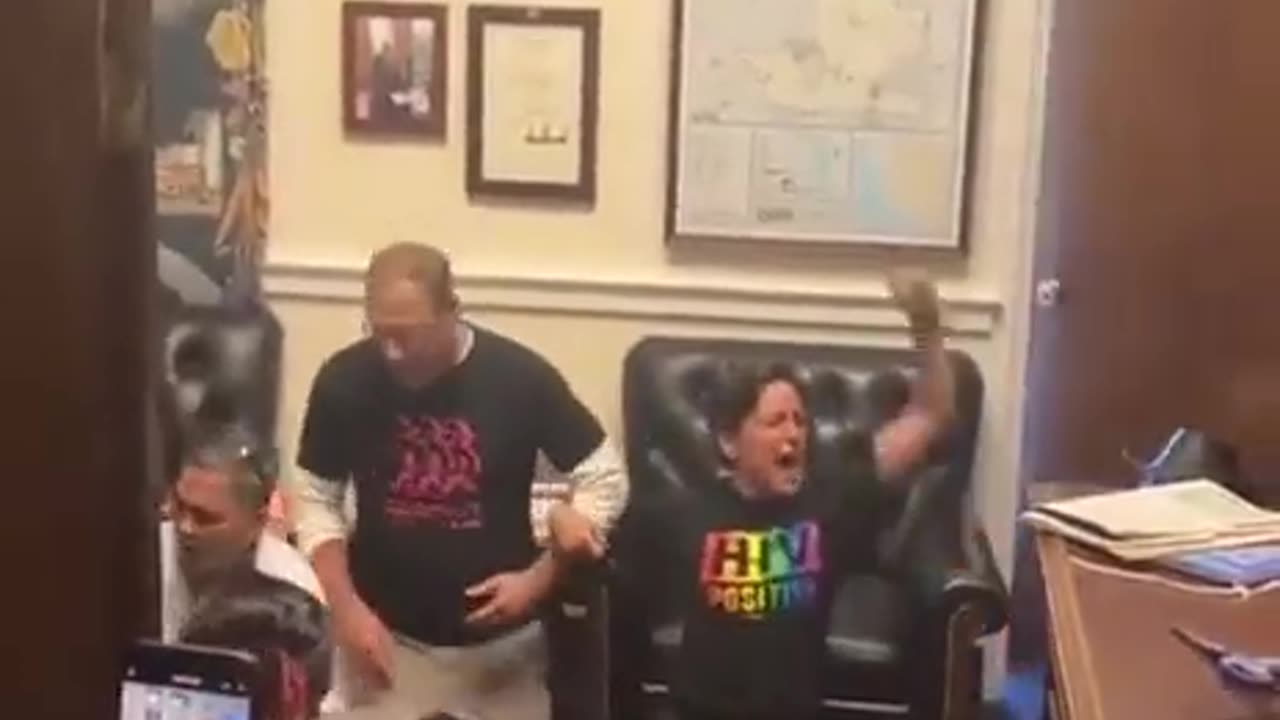 Leftist Protestors STORM McCarthy's Office In SHOCKING Clip