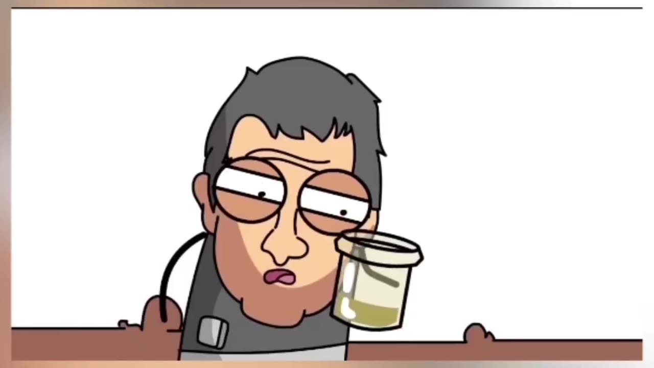Man vs wild in animated funny video