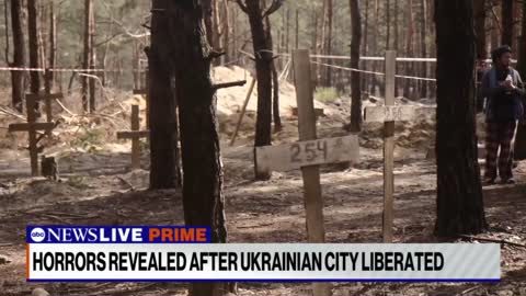 HORRORS REVEALED AFTER UKRAINIAN CITY LIBERATED