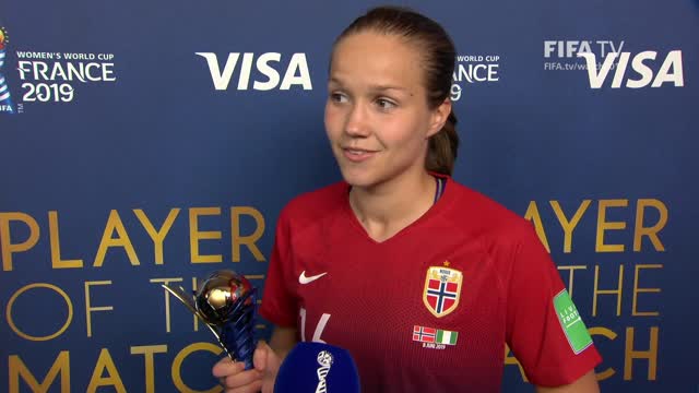 Guro Reiten – Player of the Match – Norway v Nigeria