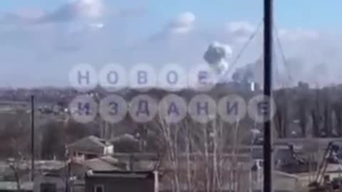 Military bases are being destroyed in Chernihiv